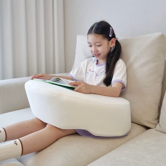 ★온라인최저가★[펌플렉스] 바른자세 독서쿠션 독서대 탭거치대 아이패드거치대 레벨업쿠션130